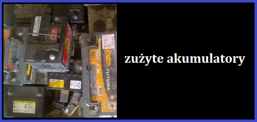 zużyte akumulatory